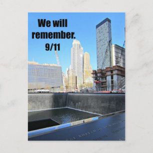 We zullen onthouden...9/11 briefkaart