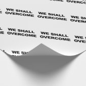 WE ZULLEN OVERKOMEN CADEAUPAPIER (Hoek)