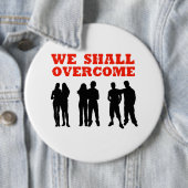 We zullen overwinnen ronde button 6,0 cm (In situ)