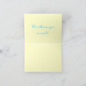 We zullen u missen... Kaart (Binnen)