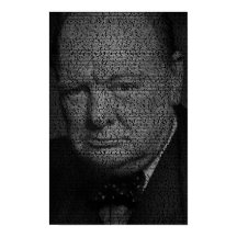 We zullen vechten op de stranden - Churchill Quote