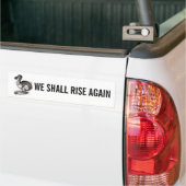 We zullen weer de Do Bird Bumpersticker opstaan (Op Truck)