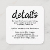 We zullen zeggen ik moo Koe bruiloft QR code Informatiekaartje (Voorkant)