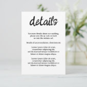 We zullen zeggen ik moo Koe bruiloft QR code Informatiekaartje (Staand voorkant)