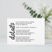 We zullen zeggen ik moo Koe bruiloft QR code Informatiekaartje (Staand voorkant)