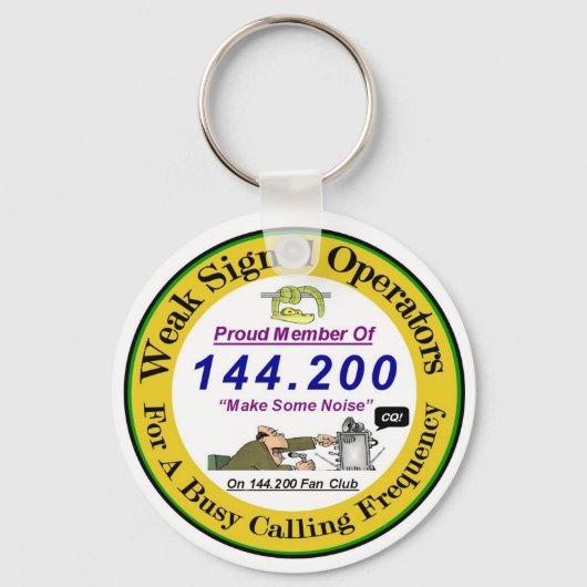 Weak Signal Logo Sleutelhanger (Voorkant)