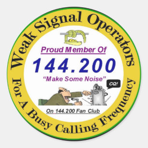 Weak Signal Logo Sticker 3-inch