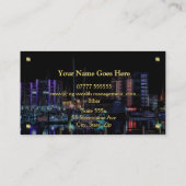 Wealth Advisor, Gold nameplate, Yachting Marina Visitekaartje (Achterkant)