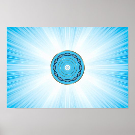 Wealth and happiness manifestation art for poster (Voorkant)