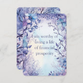 Wealth Bevestiging Kaarten 3.5 "x5" (Voorkant / Achterkant)