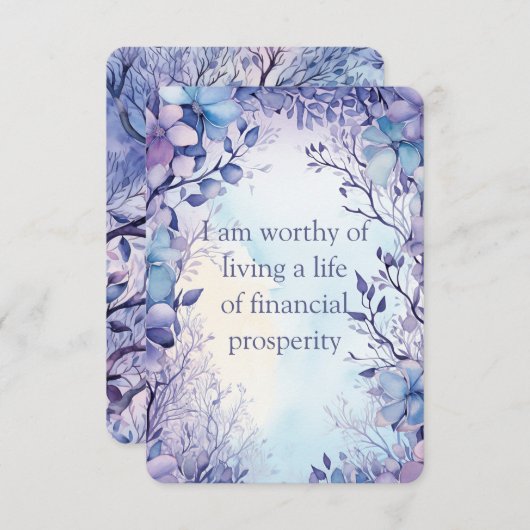 Wealth Bevestiging Kaarten 3.5 "x5" (Voorkant / Achterkant)