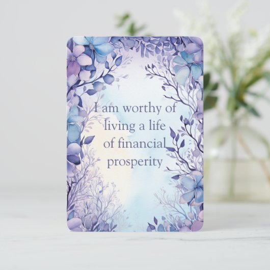 Wealth Bevestiging Kaarten 3.5 "x5" (Staand voorkant)