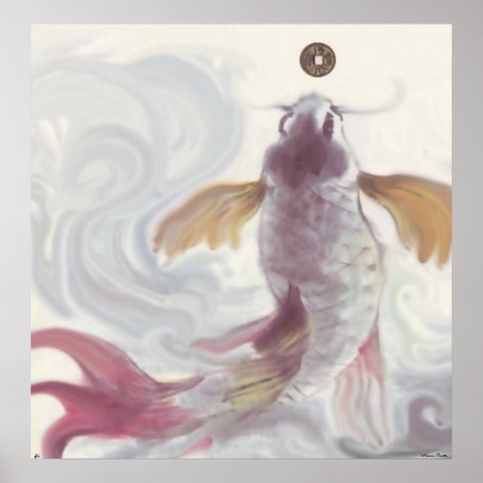 Wealth Hungry Carp Poster (Voorkant)