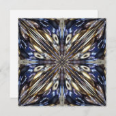 Wealth of Seed Beading Abstract Pattern Feestdagenkaart (Voorkant / Achterkant)