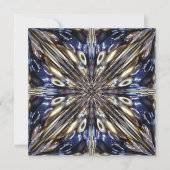 Wealth of Seed Beading Abstract Pattern Feestdagenkaart (Voorkant)