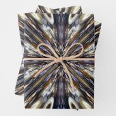 Wealth of Seed Beading Abstract Pattern Inpakpapier Vel (In situ)