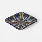 Wealth of Seed Beading Abstract Pattern Papieren Bordje (Gebogen)