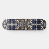 Wealth of Seed Beading Abstract Pattern Persoonlijk Skateboard (Horizontaal)