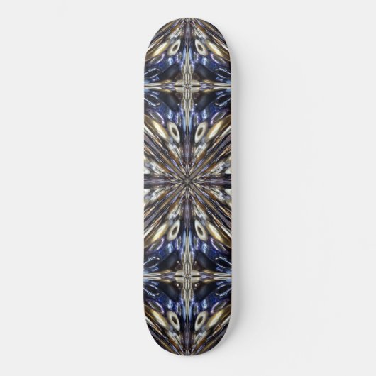 Wealth of Seed Beading Abstract Pattern Persoonlijk Skateboard (Voorkant)