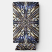 Wealth of Seed Beading Abstract Pattern Seltzer Blikjeskoeler (Achterkant)