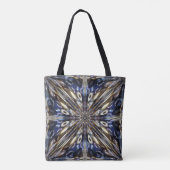 Wealth of Seed Beading Abstract Pattern Tote Bag (Achterkant)