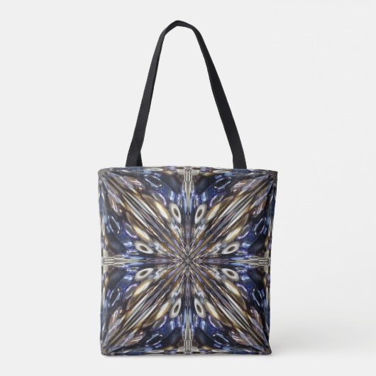Wealth of Seed Beading Abstract Pattern Tote Bag (Achterkant)