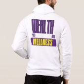 Wealth Starts With Wellness Compound Movement Zip Hoodie (Achterkant)