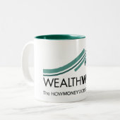 WealthWave | Mok 2-toon (Voorkant links)