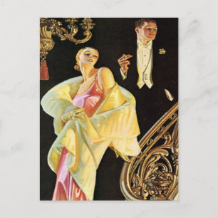 Wealthy Party Goers Briefkaart