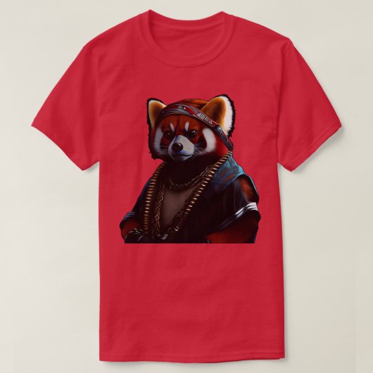 Wealthy Red Panda T-shirt (Design voorkant)