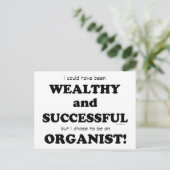 Wealthy & Succesvol organisme Briefkaart (Staand voorkant)