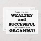 Wealthy & Succesvol organisme Briefkaart (Voorkant / Achterkant)