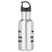 Wealthy & Succesvol organisme Waterfles (Achterkant)