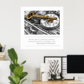 Wealthy zijn heeft tijd poster (Thuiskantoor)