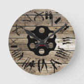 Weapon Clock Ronde Klok (Voorkant)