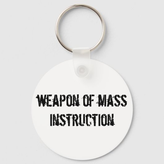 Weapon massaal onderricht sleutelhanger (Voorkant)