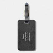 Weapon of Choice (Hockey-Bagagelabel) Bagagelabel (Achterkant verticaal)