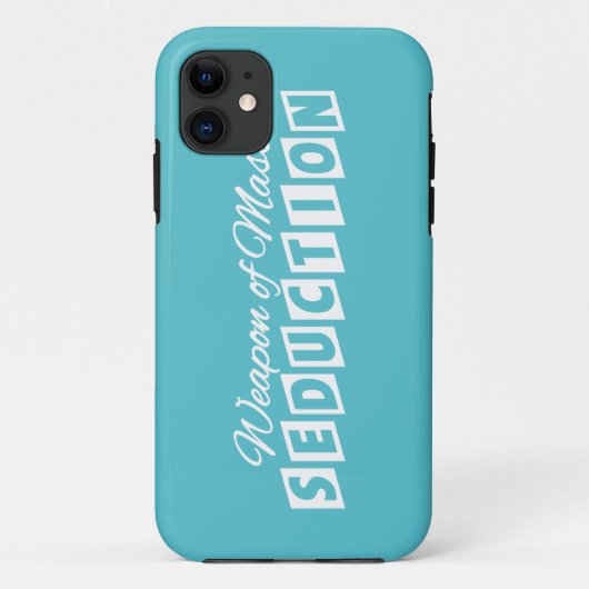 Weapon of Mass Seduction Custom iPhone Case (Achterkant)