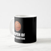 Weapon Stress Reduction Basketball Koffiemok (Voorkant links)