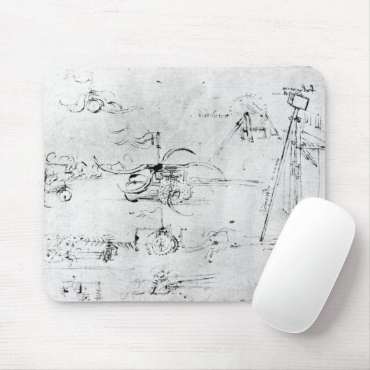 Weaponry design, fol. 40v-a muismat (Met muis)