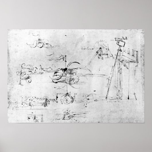 Weaponry design, fol. 40v-a poster (Voorkant)