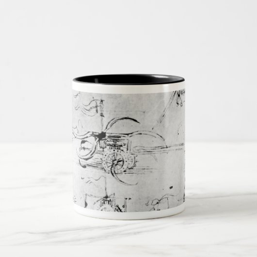 Weaponry design, fol. 40v-a tweekleurige koffiemok (Center)