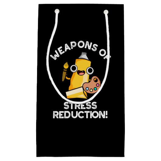 Weapons of Stress Reduction-artiest Pun Dark BG Klein Cadeauzakje (Voorkant)