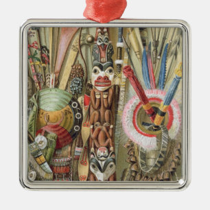 Weaponsuistiek en siervoorwerpen van Amerikaanse I Metalen Ornament