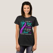 Wear Teal And Purple In Memory Of My Aunt Suicide  T-shirt (Voorkant volledig)