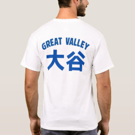 Wear the meaning of kanji.（大谷OHTANI）漢字の意味Tシャツ　 T-shirt