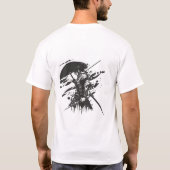 Wear the strength. Live the warrior. T-shirt (Achterkant)
