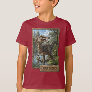 Wear the Untamed Past: The Baryonyx Expedition Tee T-shirt