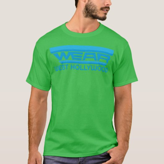 Wear West Hollywood for Music Rock Lover retro T-shirt (Voorkant)
