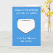 Wear Your Big Boy Pants and Take on the World Kaart (Gele Bloem)